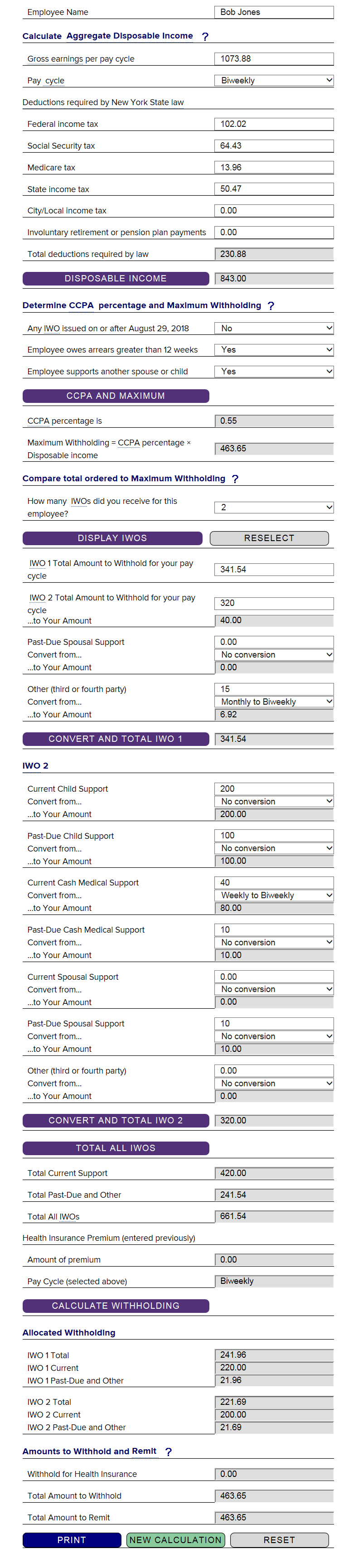 Nys Child Support Payment Chart
