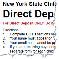Completed Direct Deposit enrollment