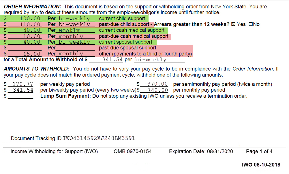 Nys Child Support Chart