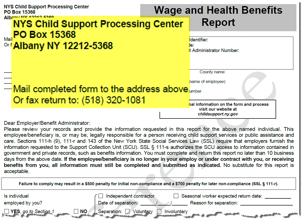 New york child support modification information